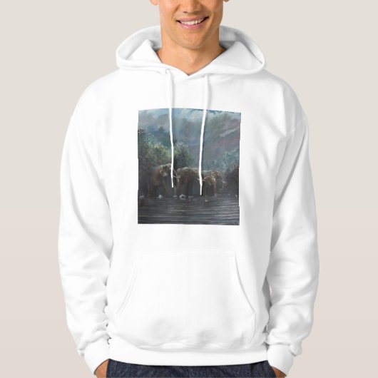 Veste À Capuche L'accueil arrose 1990 (Devant)