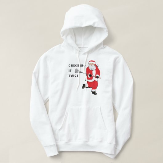 Veste À Capuche Lacrosse Vérification à Deux Fois (Design devant)
