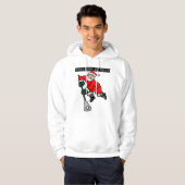 Veste À Capuche Lacrosse Vérification Double T-Shirt à Capuche (Devant entier)