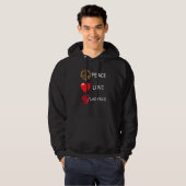 Veste À Capuche Ladybug Heart Bug Log Paix Ladybug Ladybug Inse (Devant entier)