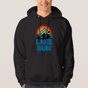Veste À Capuche Lake Life Lake Bum Retro Distressed Mountain Canot
