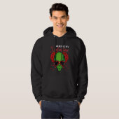 Veste À Capuche L'alien est mon Valentin   Saint-Valentin Alien (Devant entier)