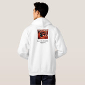 Veste À Capuche L'amant fol de techno (Dos entier)