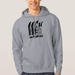 Veste À Capuche Lame croisée de ski de sweatshirt de sport d'hive