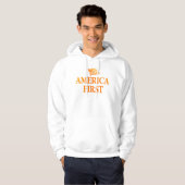 Veste À Capuche l'Amérique d'abord (Devant entier)