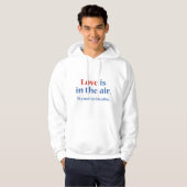 Veste À Capuche L'Amour Est Dans L'Air (Devant entier)