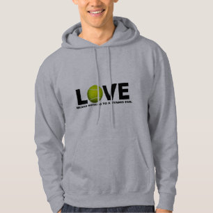 Veste À Capuche L'amour ne signifie rien à une fan de tennis