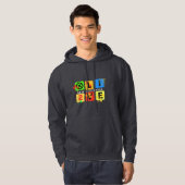 VESTE À CAPUCHE L'AMOUR PROFOND SAUVE DES VIES (Devant entier)