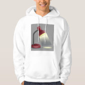 Veste À Capuche Lampe de Bureau Rouge Éclairage Moderne (Devant)