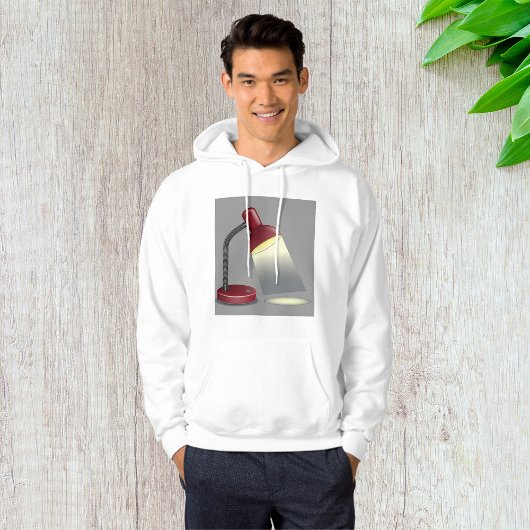 Veste À Capuche Lampe de Bureau Rouge Éclairage Moderne