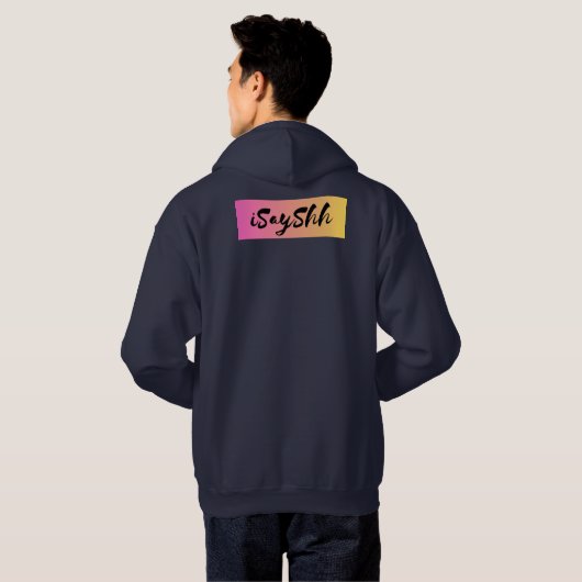 Veste À Capuche lampe torche du chat (Dos entier)