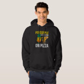 Veste À Capuche L'Ananas Appartient À La Pizza Pizza (Devant entier)