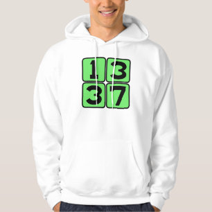 Veste À Capuche Langage 1337 Leet Leetspeak Eleet Internet Meme