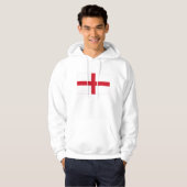 Veste À Capuche L'Angleterre - drapeau national anglais (Devant entier)