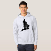 Veste À Capuche L'Angleterre est dans mon coeur (Devant entier)