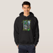 Veste À Capuche Lanterne verte - Le Guerrier émeraude (Devant entier)