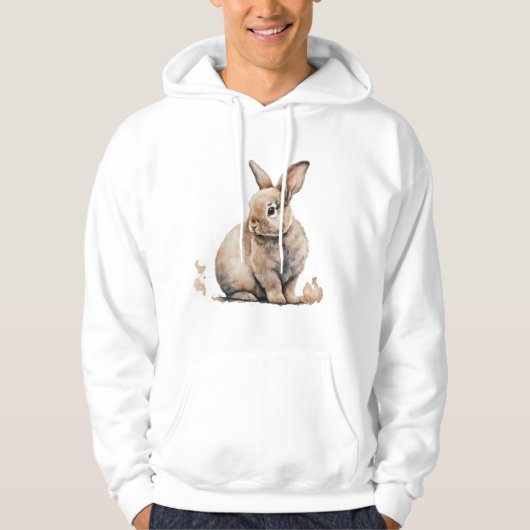 Veste À Capuche Lapin de Pâques (Devant)