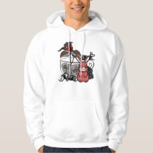 Lapin Rouge Foncé et Tasse de Thé Mystique
