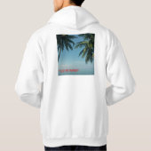 Veste À Capuche L'art de "l'amour gagne" Sweatshirt capoté (Dos)