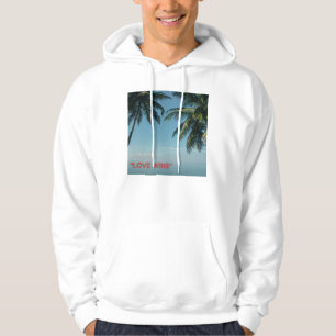 Veste À Capuche L'art de "l'amour gagne" Sweatshirt capoté