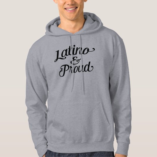 Veste À Capuche Latin et fier (Devant)