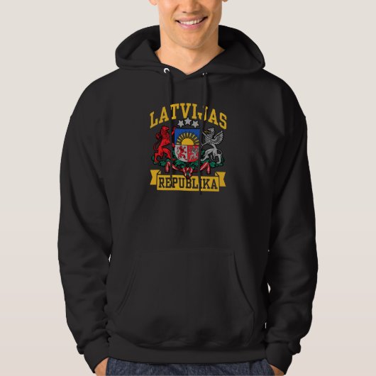 Veste À Capuche Latvijas Republika (Devant)