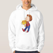 Veste À Capuche Lauréat du prix Trophée d'or de Boy Holding (Devant)