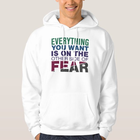 Veste À Capuche L'autre côté de la crainte (Devant)