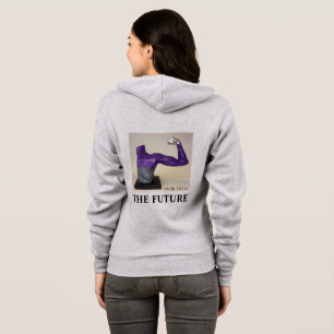 Veste À Capuche L'AVENIR-sweat - shirt à capuche zip grise pour f