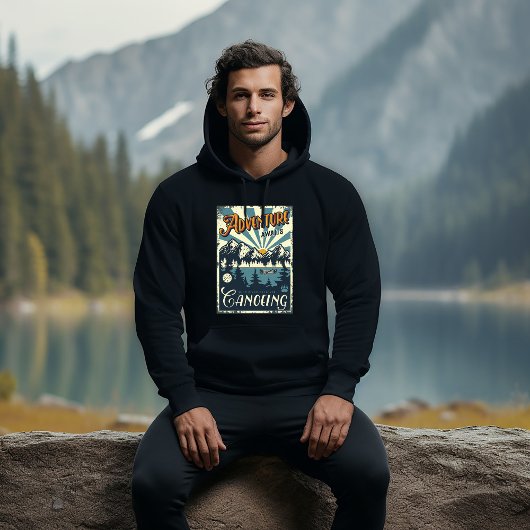Veste À Capuche L'aventure en canoë commence