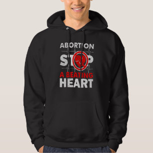 Veste À Capuche L'Avortement Arrête Un Coeur Qui Tue Anti-avorteme