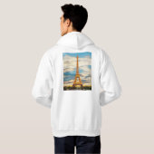 Veste À Capuche ldp TOUR EIFFEL - Paris - vue (Dos entier)