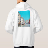 Veste À Capuche ldp VENICE - Grand Canal - Plage du Rialto - (Dos)