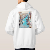 Veste À Capuche ldp VENICE - Vue sur le Grand Canal du Rialto (Dos)