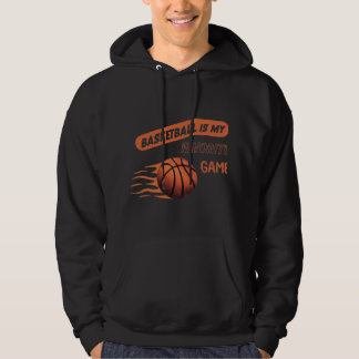 Veste À Capuche Le Basket-Ball Est Mon Jeu Favori – Tee Pour Amour