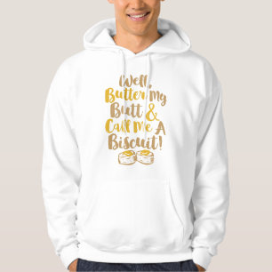 Veste À Capuche Le beurre bon mon bout et m'appellent un biscuit