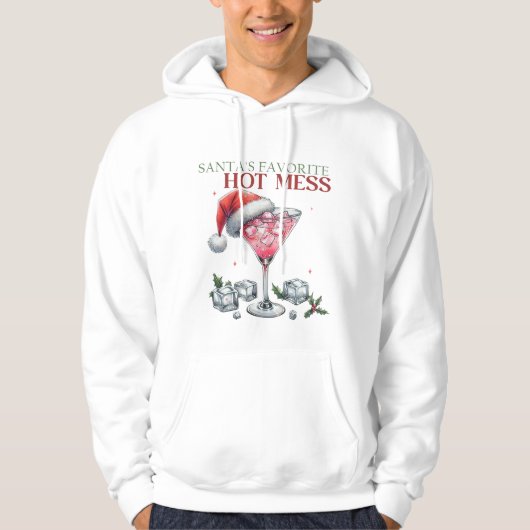 Veste À Capuche Le bordel préféré du Père Noël (Devant)