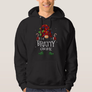 Veste À Capuche Le Bratty Buffalo Gnome Plaid Christmas Tree Ligh