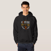 Veste À Capuche Le café, carburant de la vie (Devant entier)