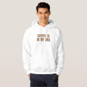 Veste À Capuche Le Café Est Mon ADN Café Lover Café Mug (Devant entier)