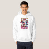 Veste À Capuche Le café m'aide à tolérer les idiots (Devant entier)