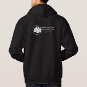 Veste À Capuche Le centre de mât ferment la fermeture éclair le (Dos)