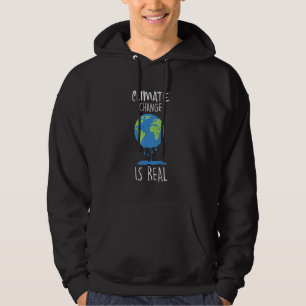 Veste À Capuche Le changement climatique est un vrai changement cl