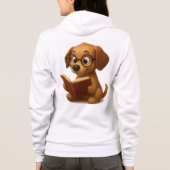 Veste À Capuche Le chien intelligent de demain (Dos)