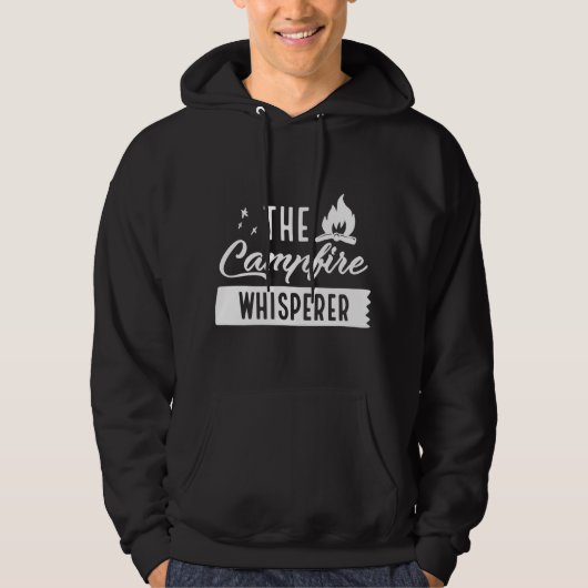 Veste À Capuche Le Chuchoteur de feu de camp (Devant)