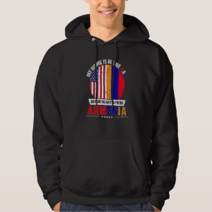 Veste À Capuche Le Coeur Du Patriote Arménien Américain Est D'Armé