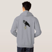 Veste À Capuche Le Corbeau d'Edgar Allan Poe (Dos entier)