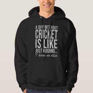 Veste À Capuche le cricket Funny Dire un cadeau