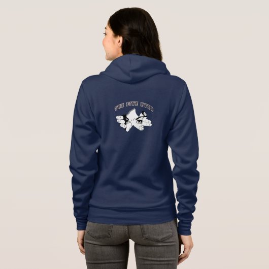 Veste À Capuche Le design des Five Eyes (Dos entier)