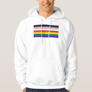 Veste À Capuche Le drapeau de fierté à onze bandes de SlipperyJoe'